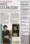 interview in Acoustic Magazine with Kate Doubleday